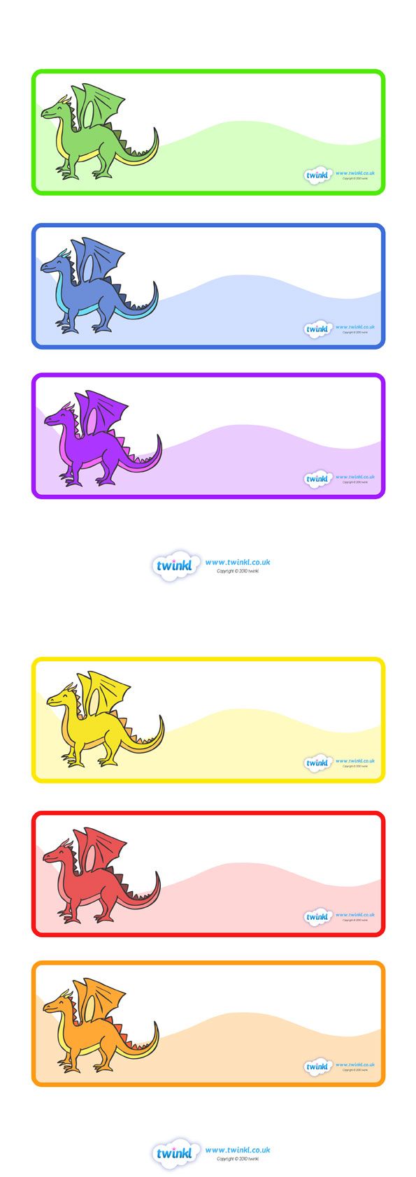 Classroom Labels Templates