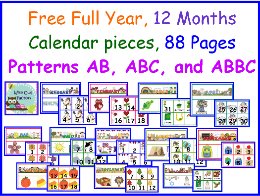 Printable Calendar Numbers