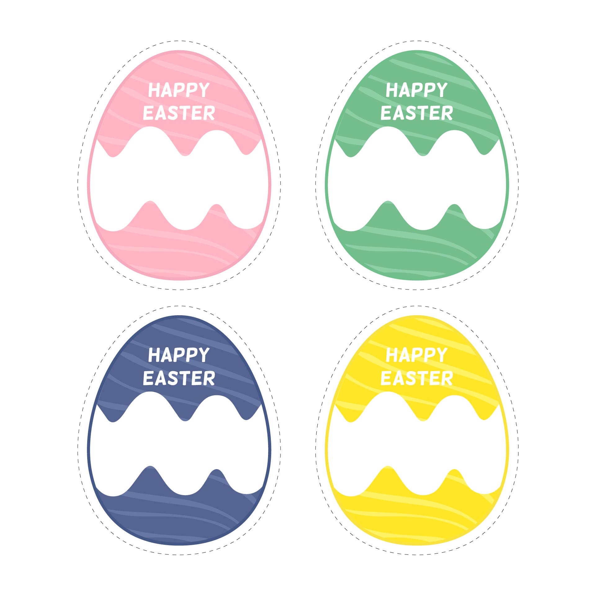 Printable Easter Bunny Tags