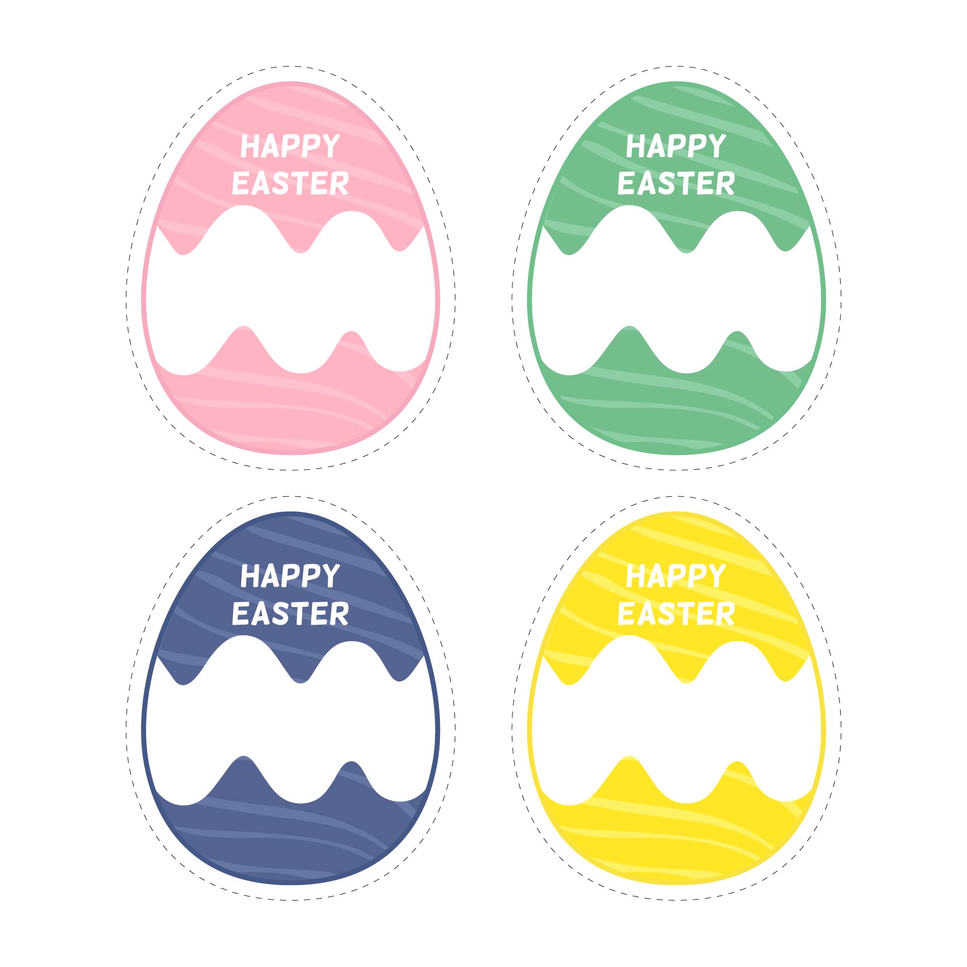  Printable Easter Bunny Tags