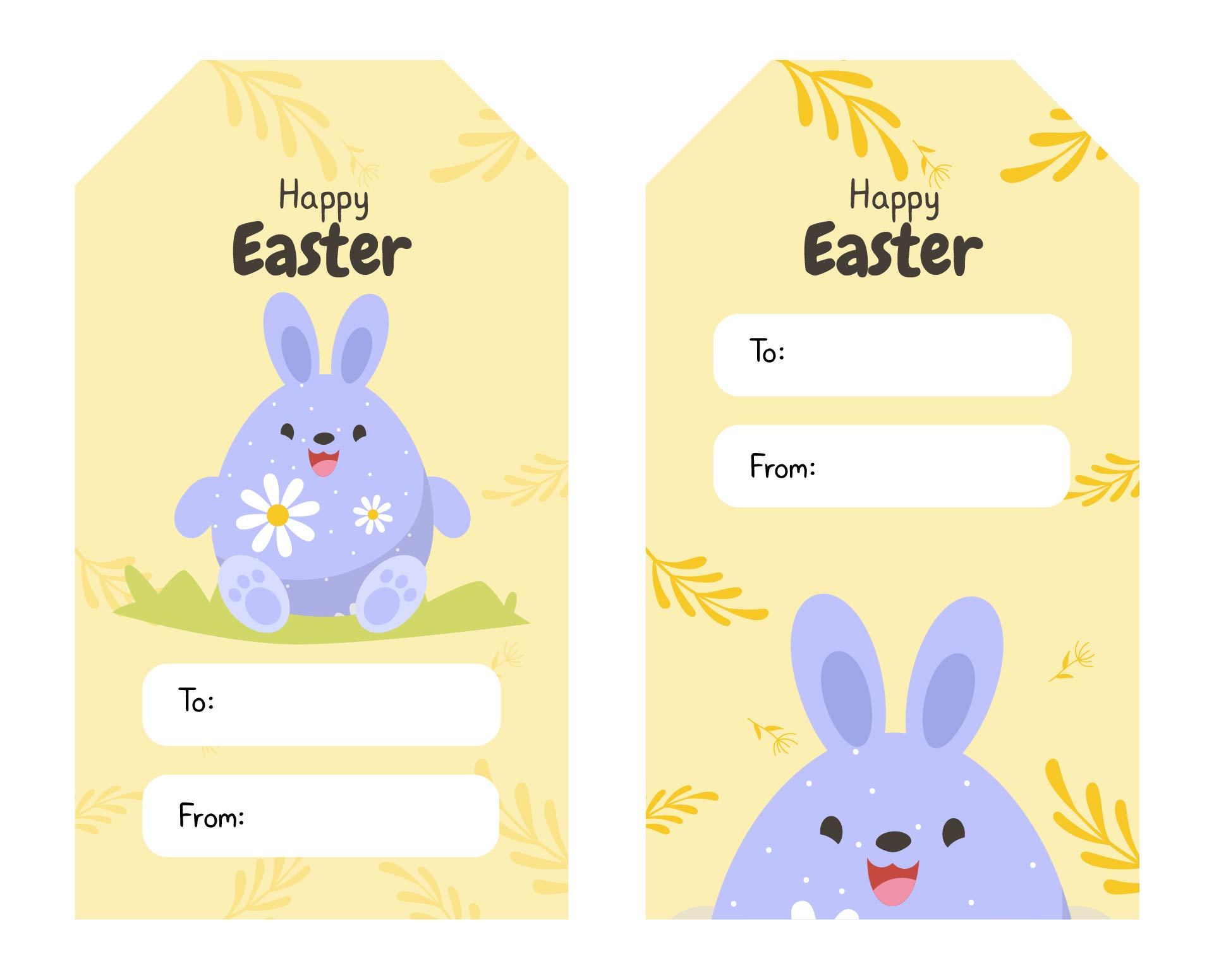 Easter Egg Printable Gift Tags