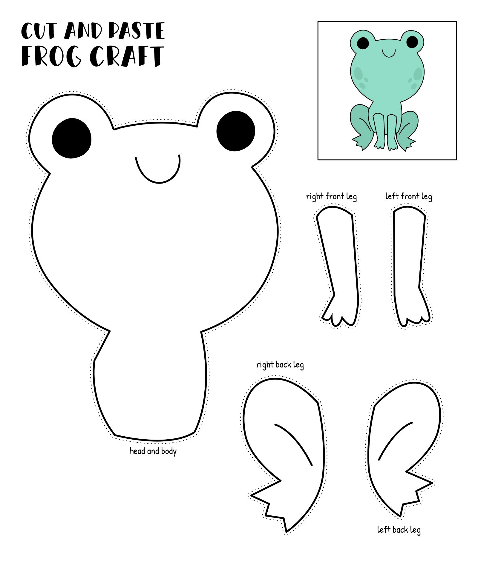 Cut Out Crafts Printable