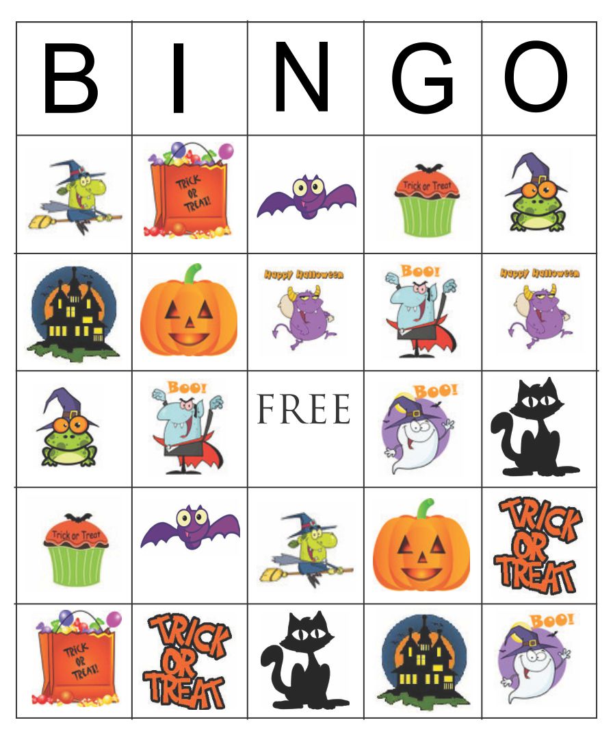 Halloween Bingo For 7 - 15 Free PDF Printables | Printablee
