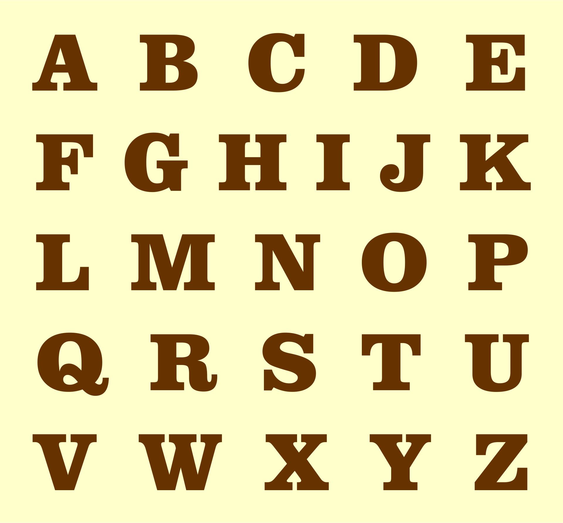 Free printable alphabet letters font images and photos finder