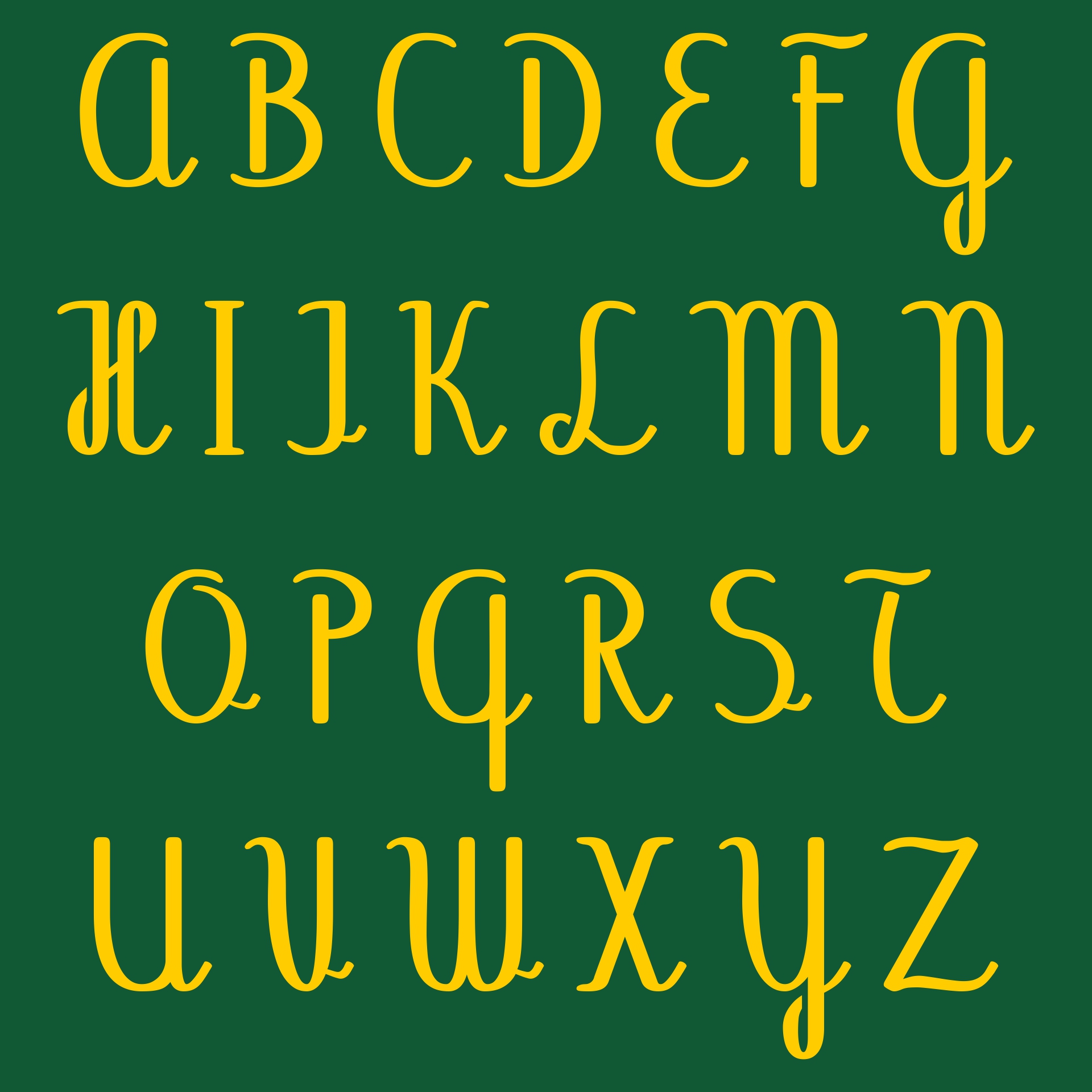 Alphabet Fonts Printable