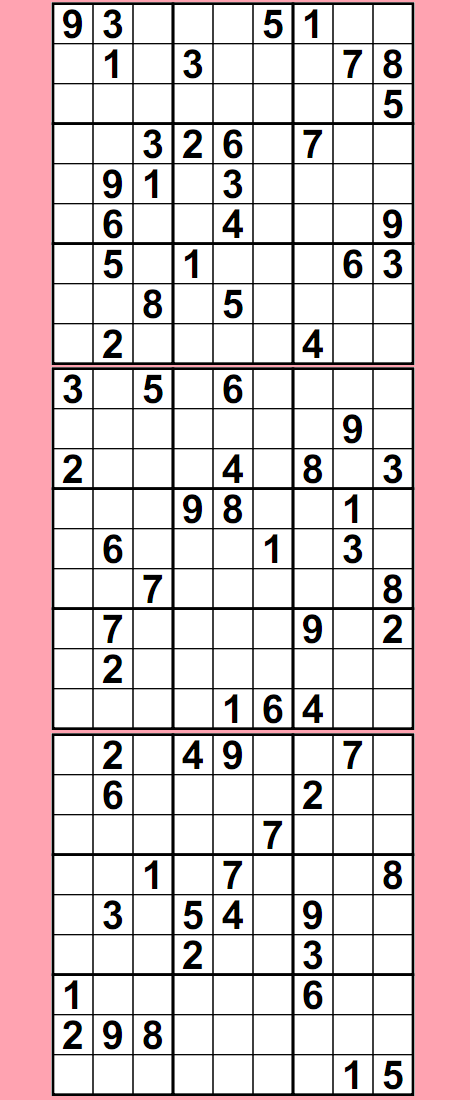 Printable Sudoku Puzzles