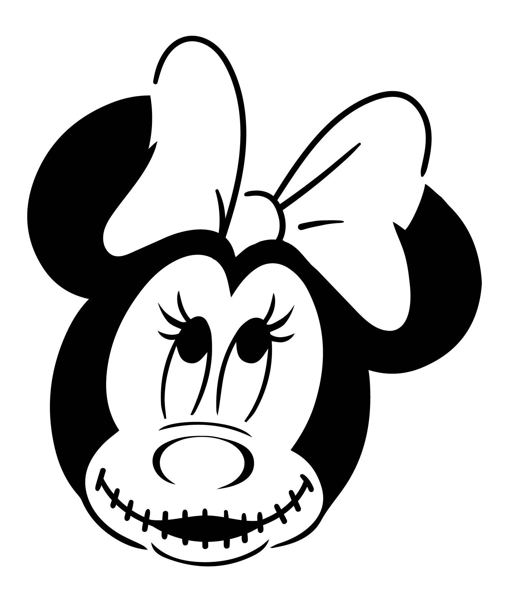 5 Best Minnie Mouse Pumpkin Stencils Printable Printablee