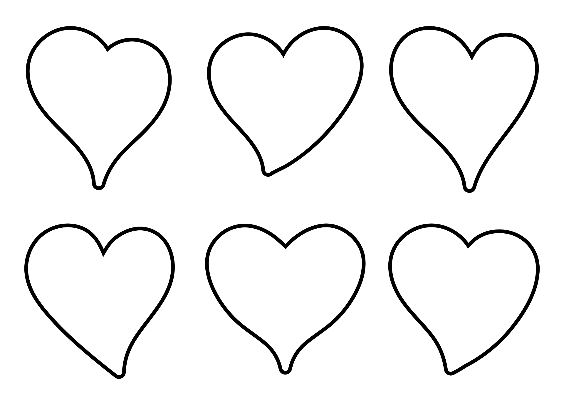 Extra Large Printable Heart Template