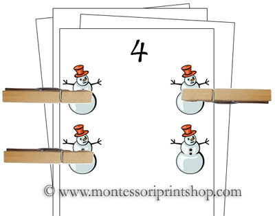 Printable Montessori Math Materials