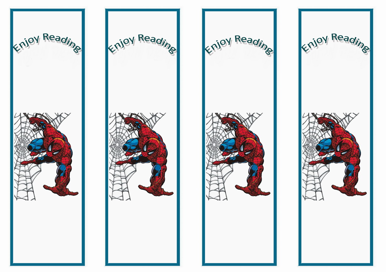 Printable Spider-Man Bookmarks