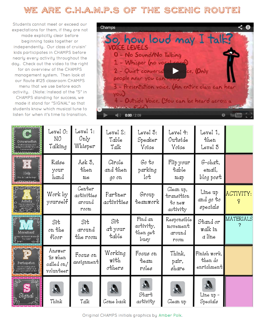 Champs Classroom Management Free Printables - Free Templates Printable