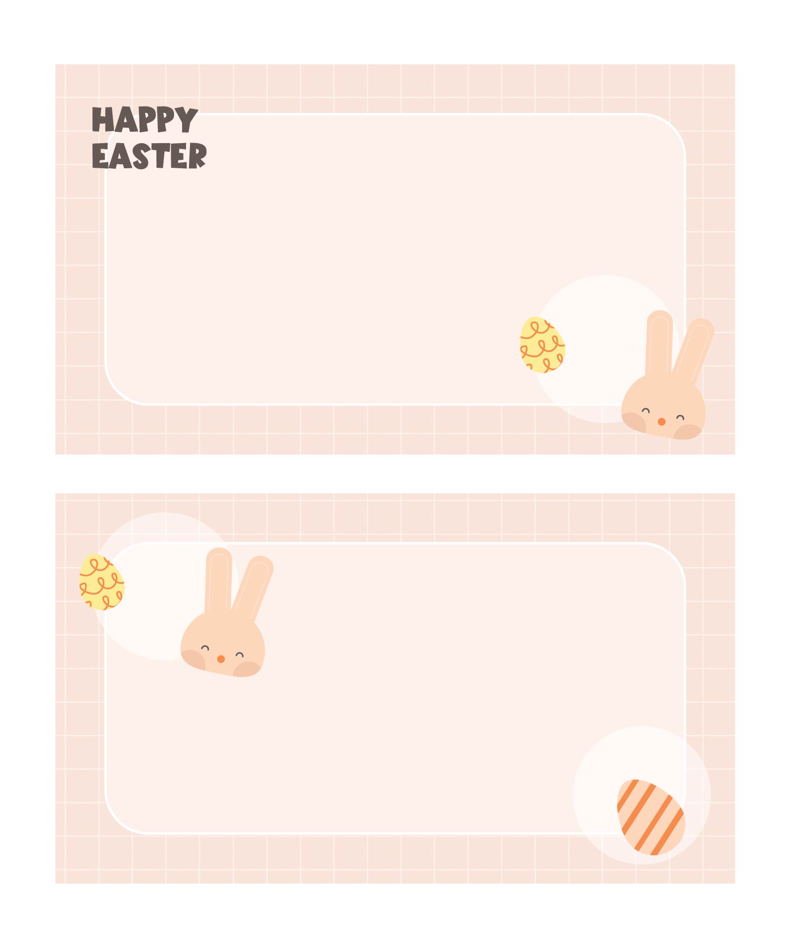 Create  Printable Easter Name Tag