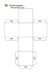 Printable Blank Dice Template