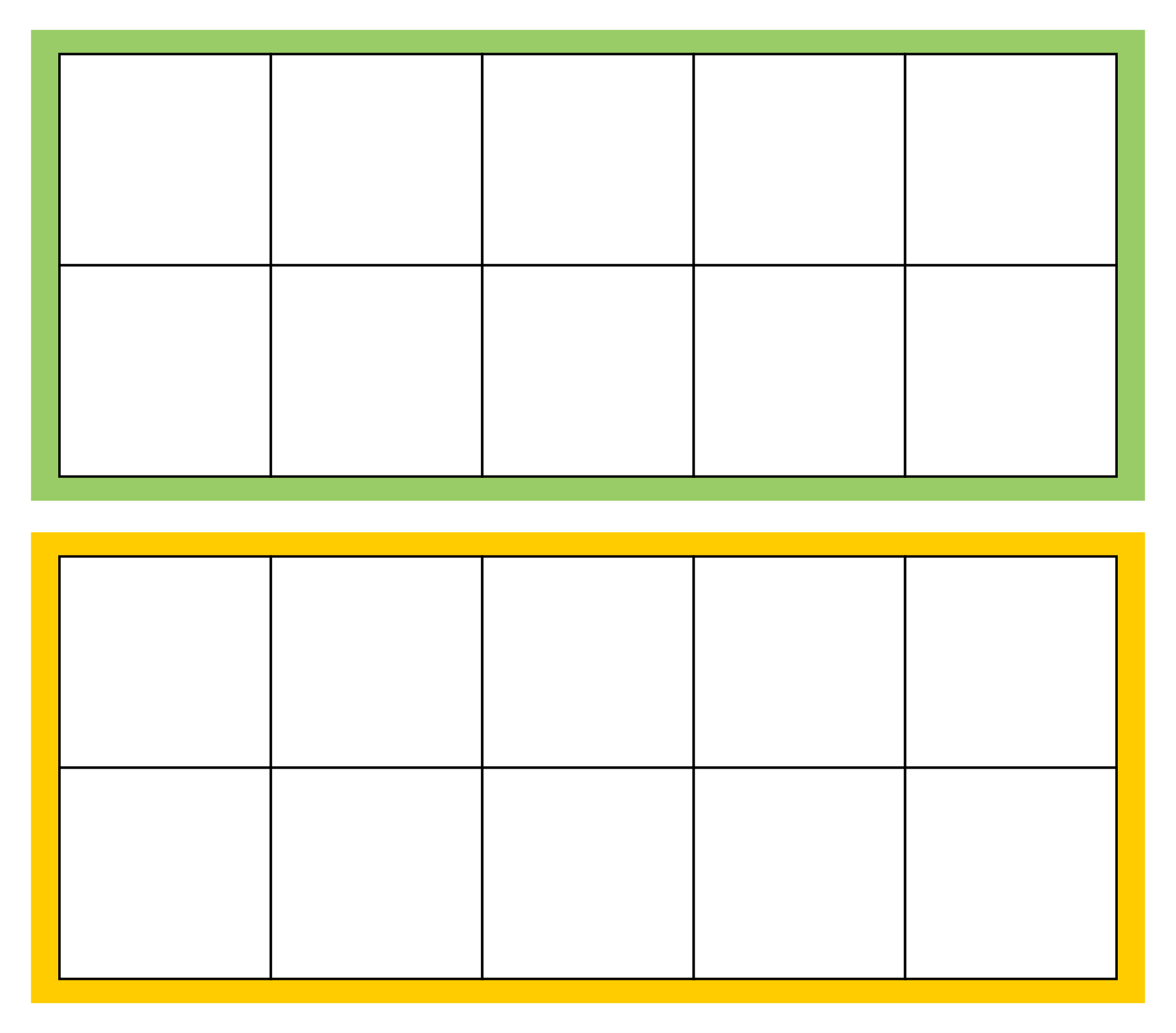 Blank 10 Frame Printable Printable Templates