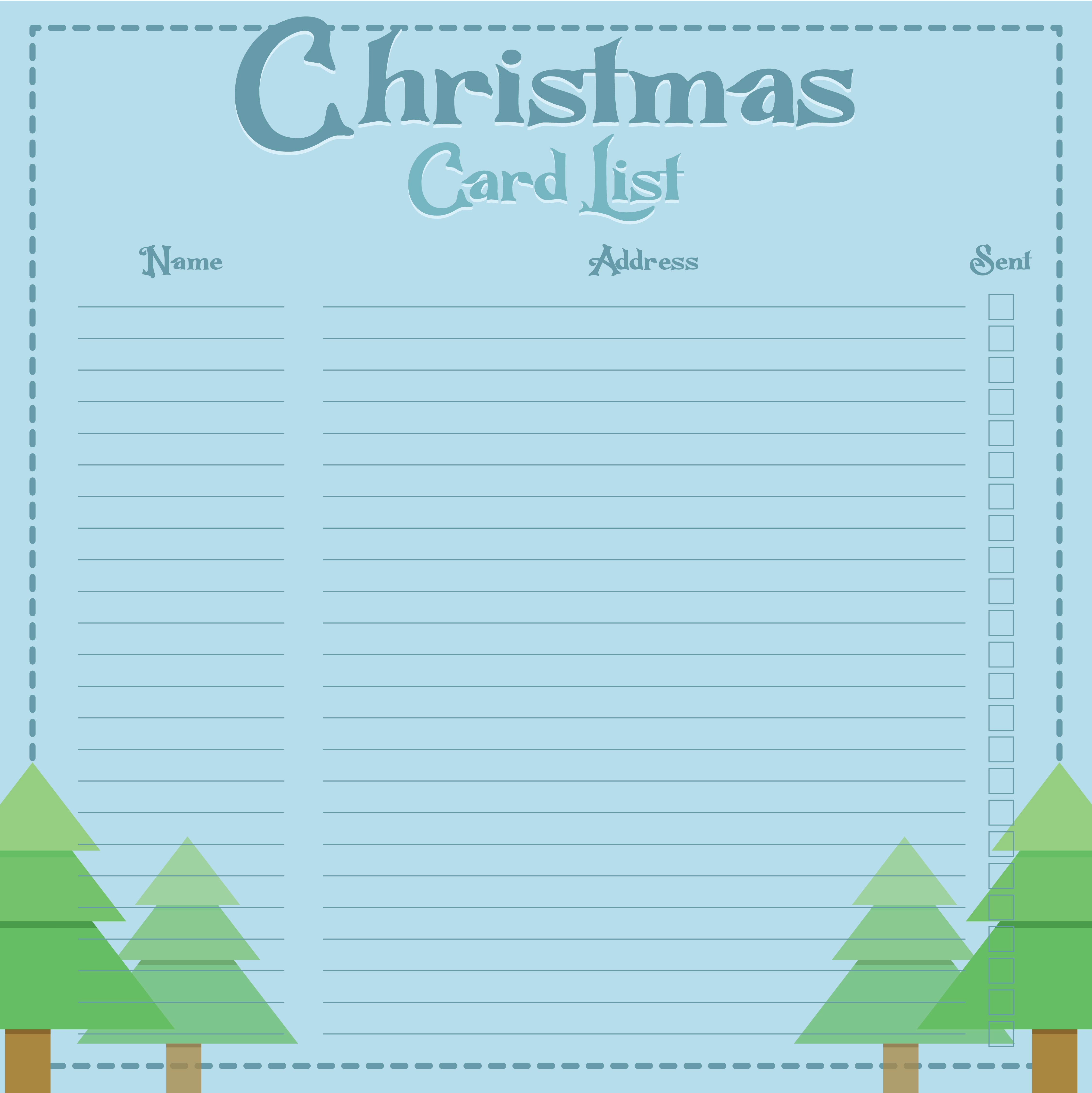 christmas-card-list-template