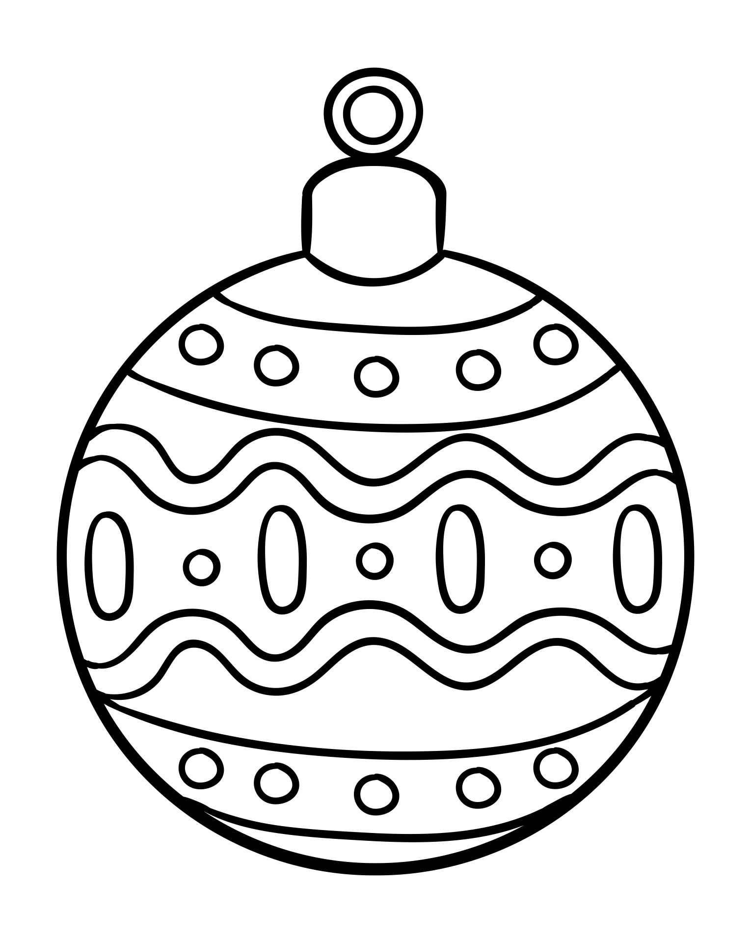 Printable Coloring Pages For Christmas Ornaments - Coloring Pages