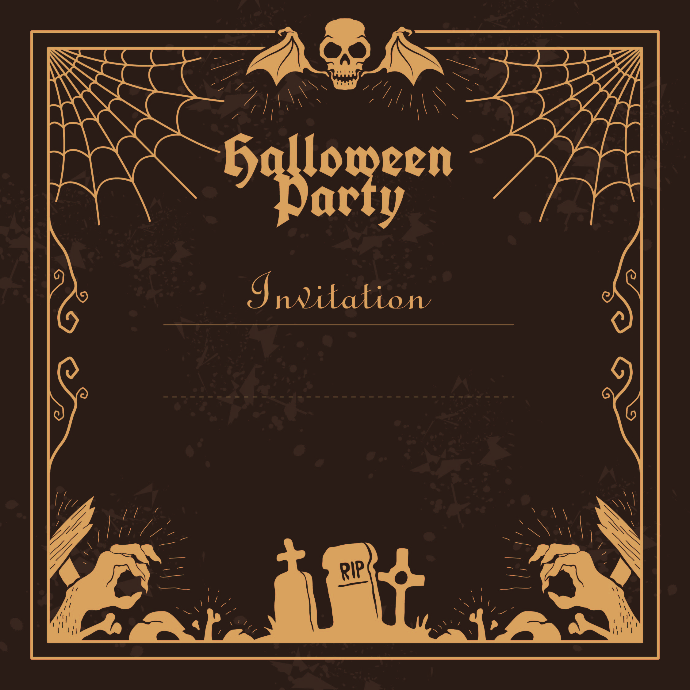 Free Printable Halloween Invitations