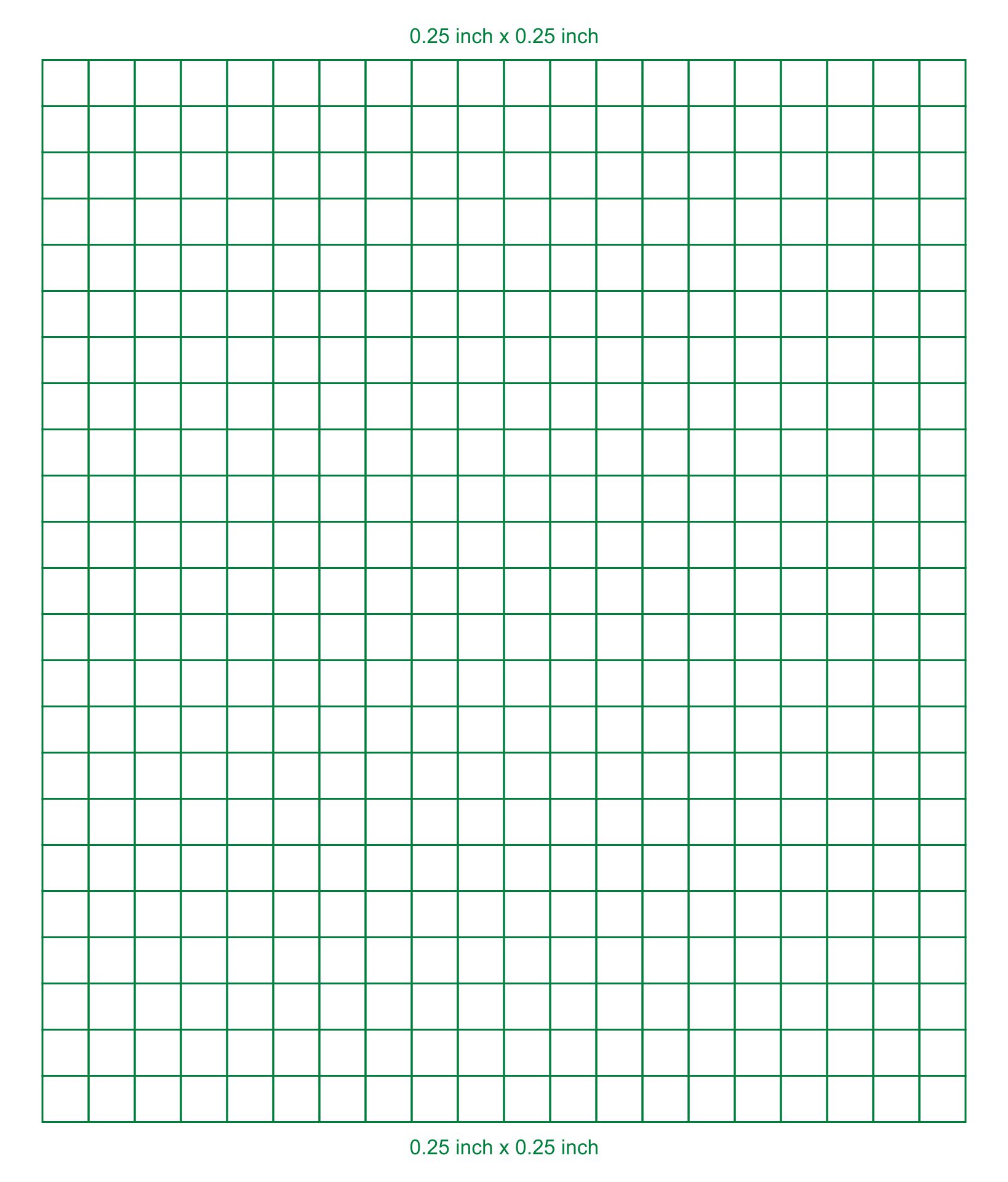 Printable 5X5 Grid