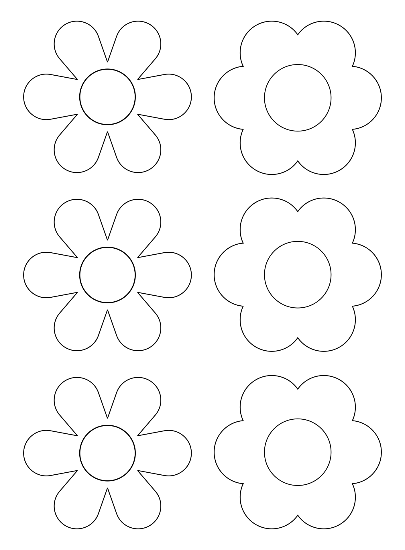 Paper Flower Templates 10 Free PDF Printables Printablee