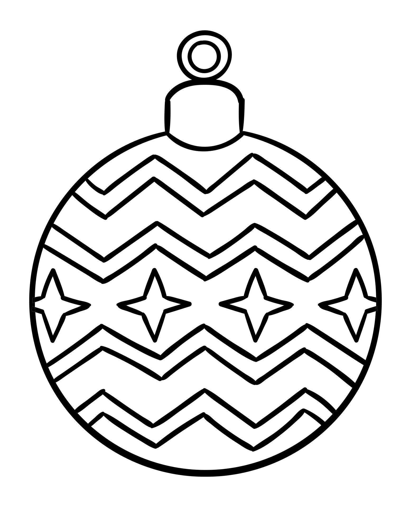 Ball Ornament Coloring Pages Coloring Pages