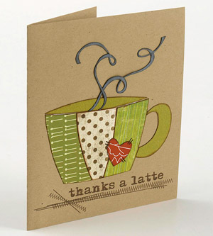 Coffee Cup Paper Piecing Pattern Free