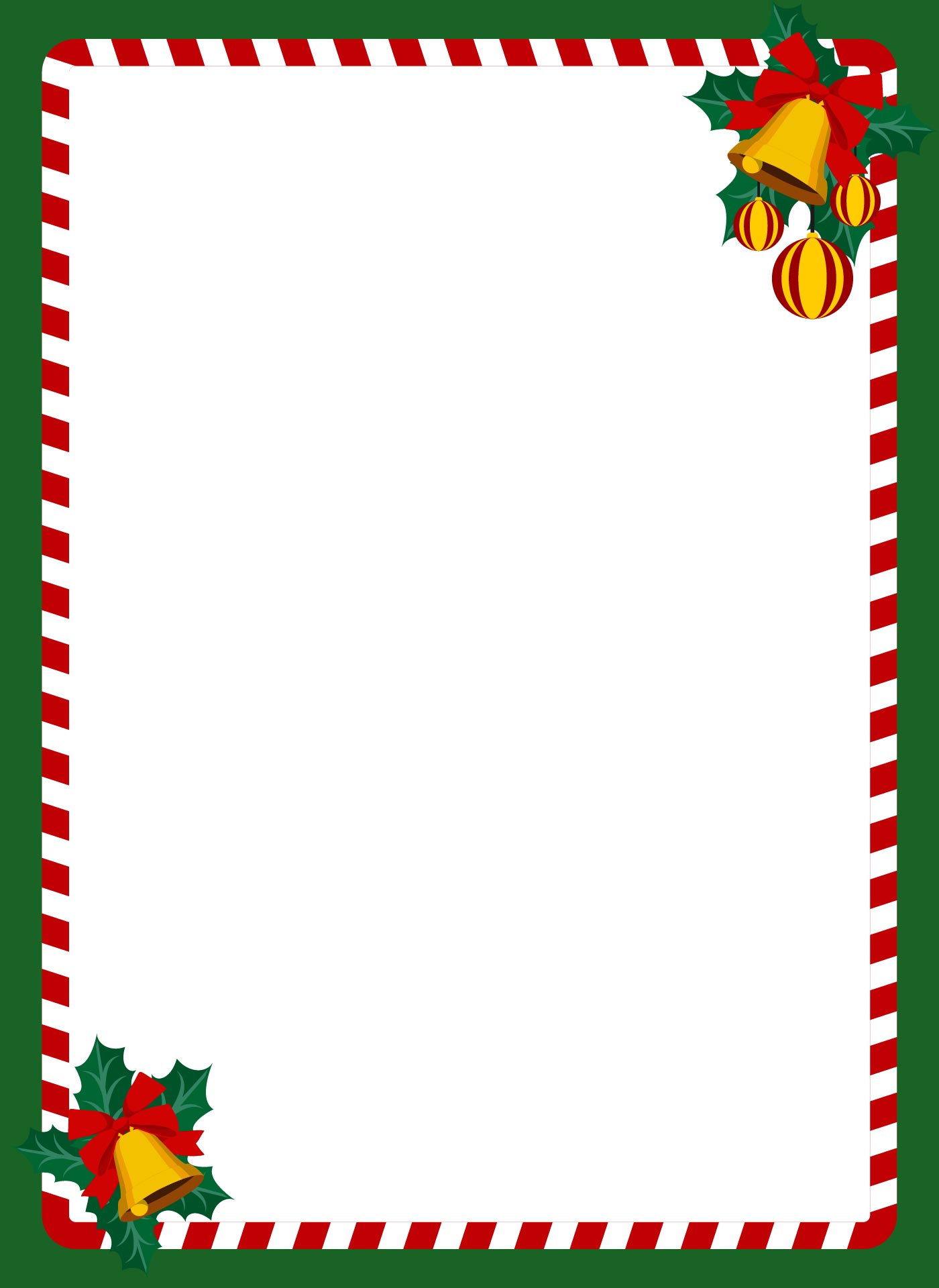 Personalized Printable Christmas Borders | Printablee