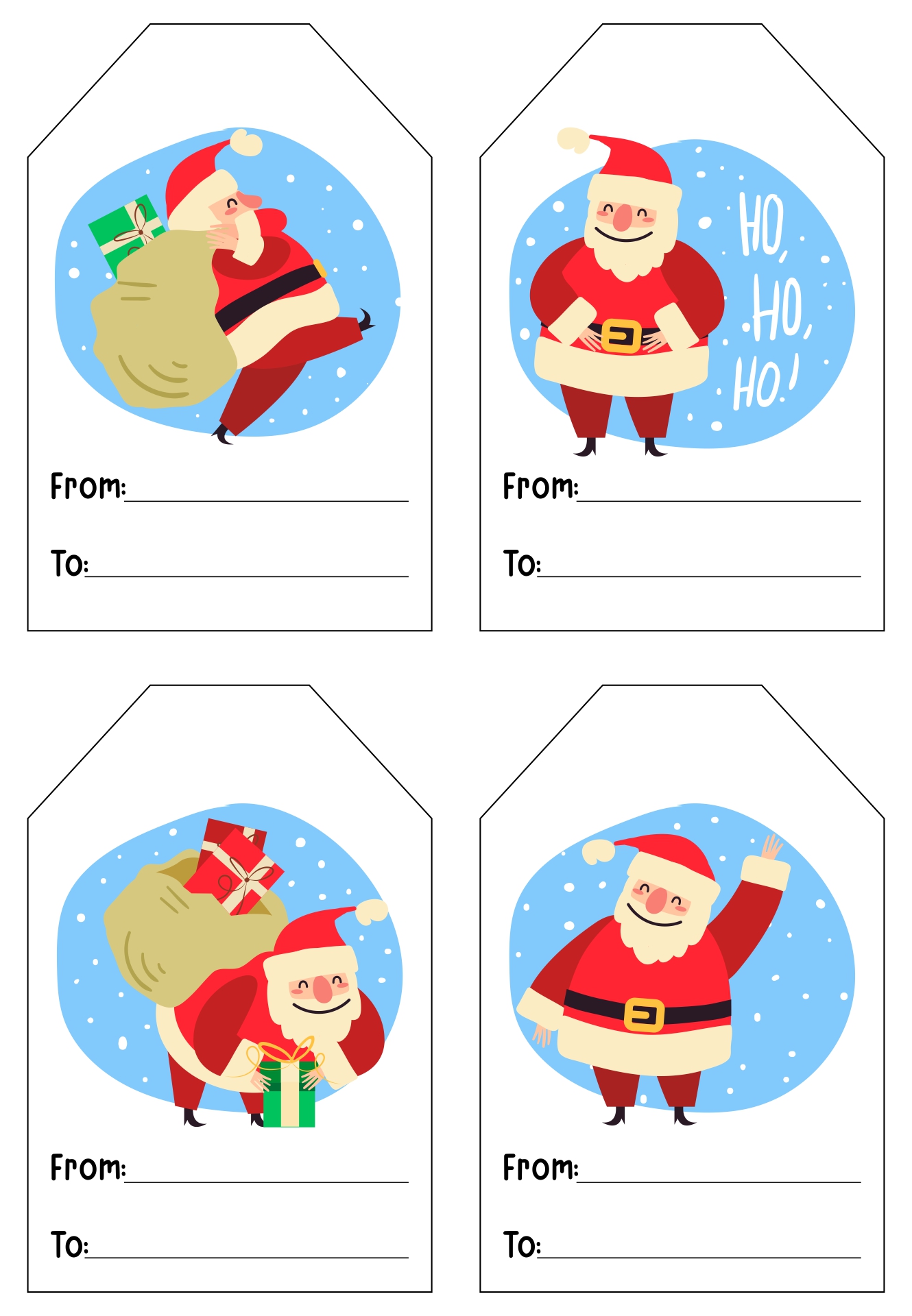 10 Awesome Secret Santa T Tags Printable Free