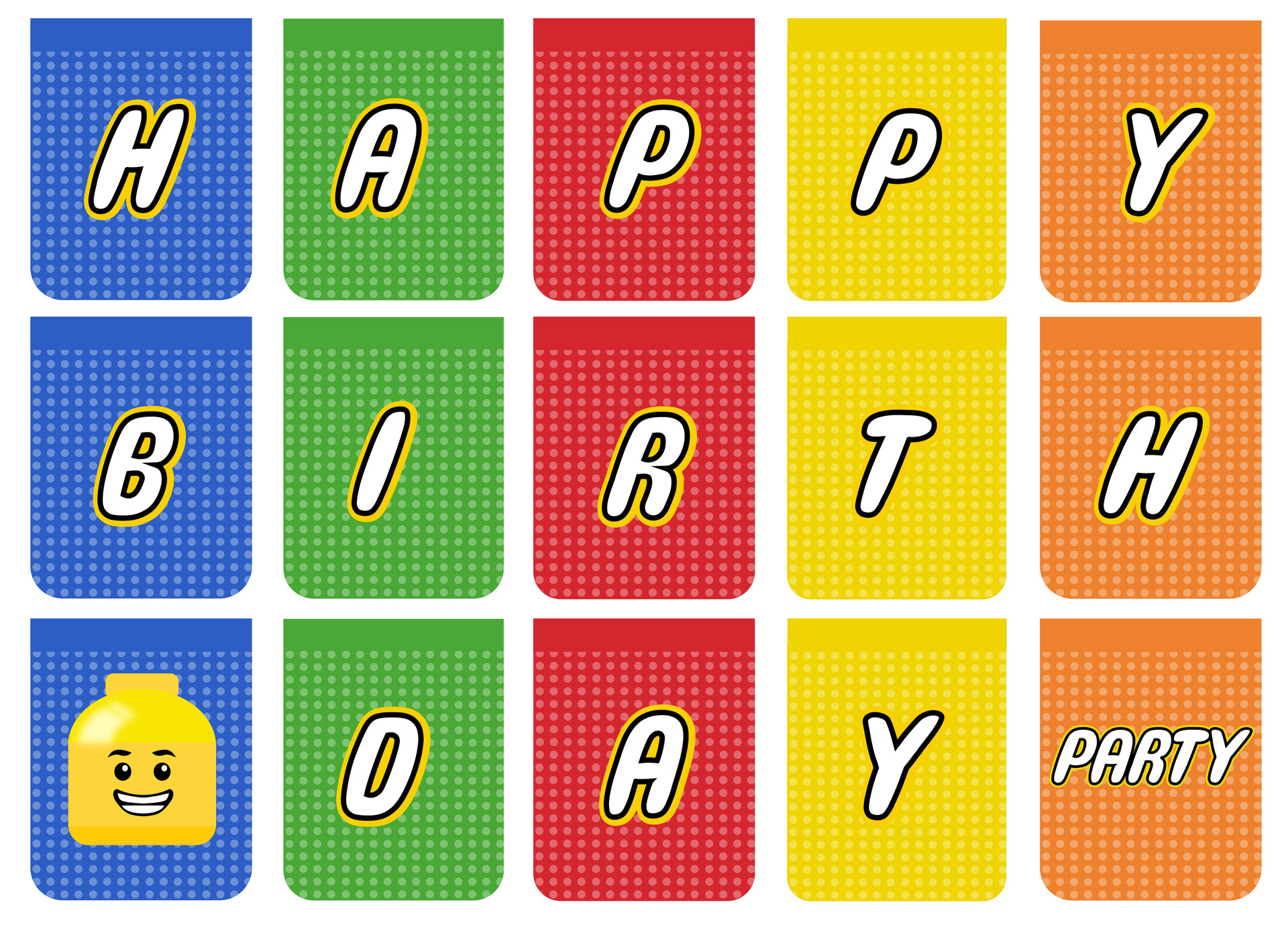 10 Best Printable LEGO Happy Birthday Sign Printablee