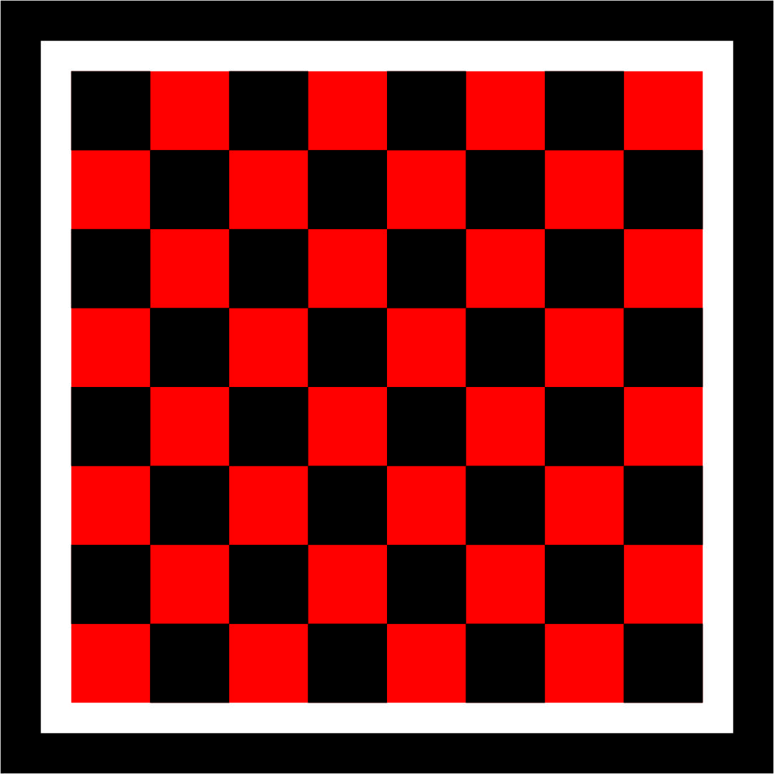Checkers Board Game Pieces - 6 Free PDF Printables | Printablee
