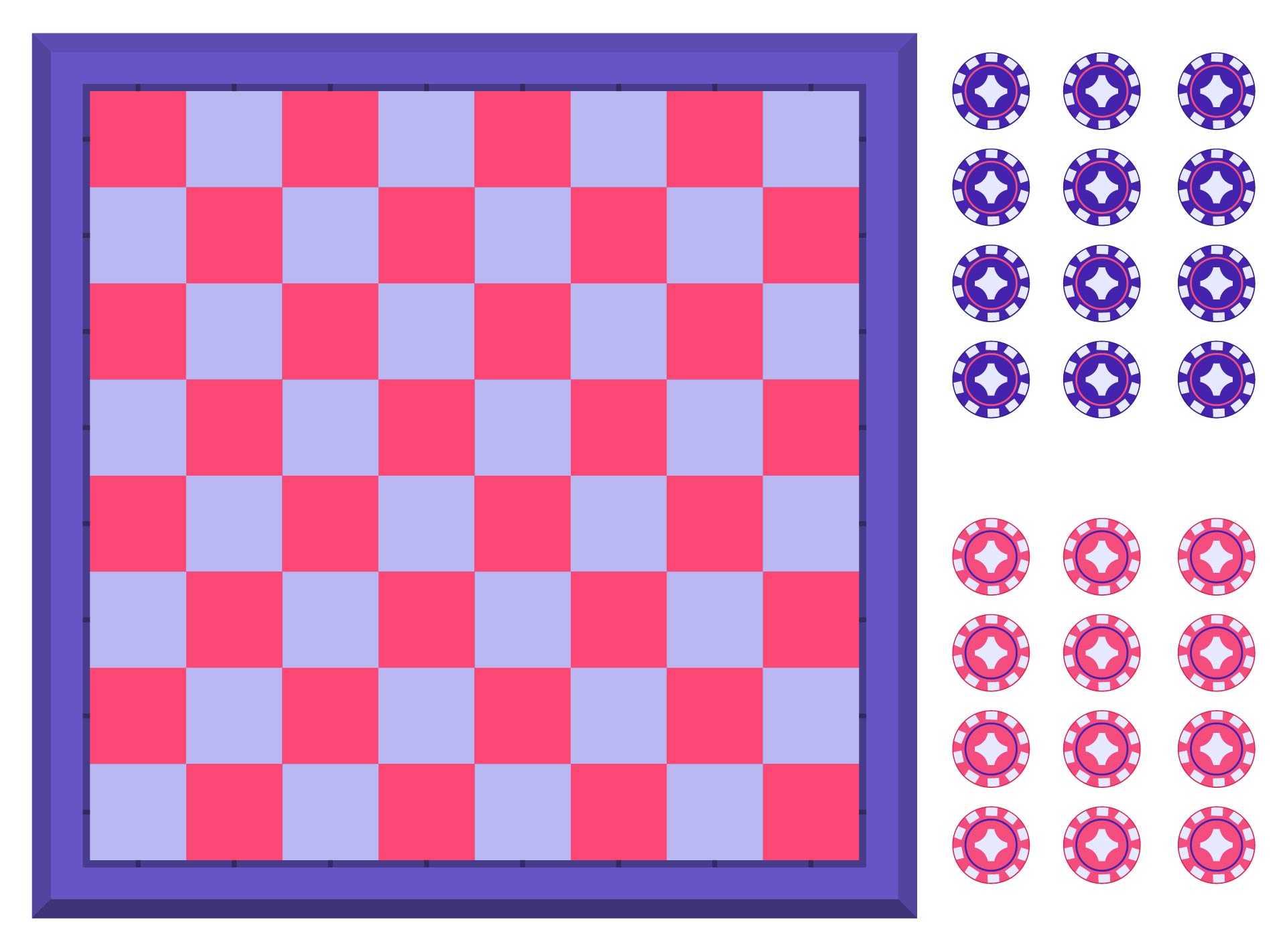 6-best-printable-checkers-board-game-pieces-printablee