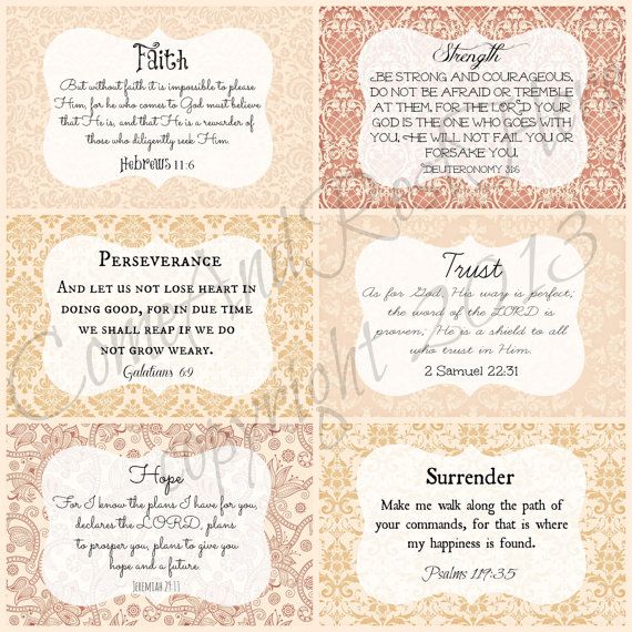 Printable Scripture Cards