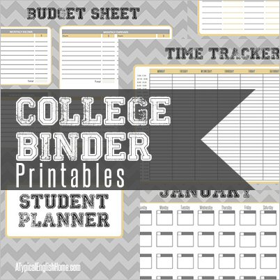 Printables For College Students