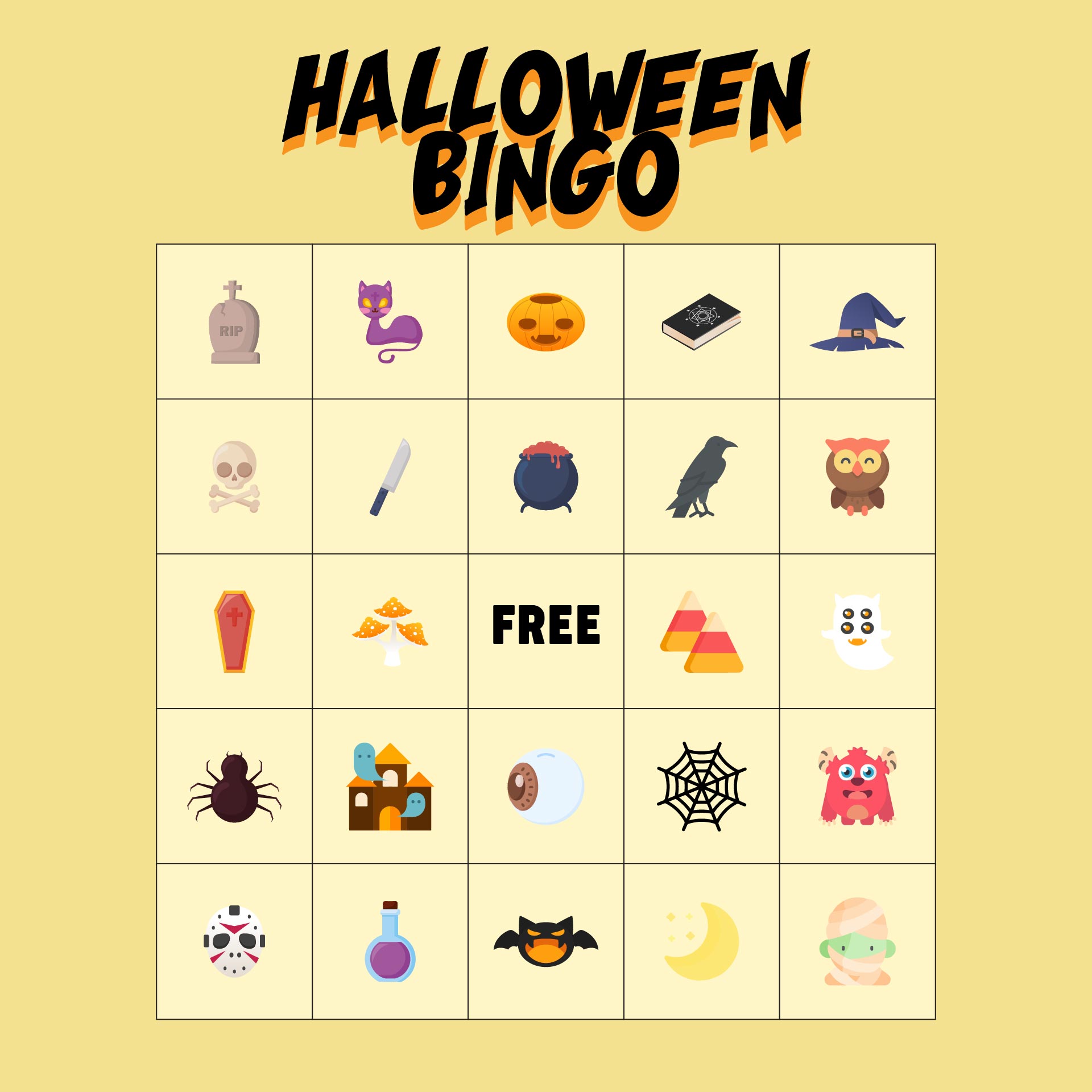 15 Best Preschool Printable Halloween Bingo Cards PDF For Free At 
