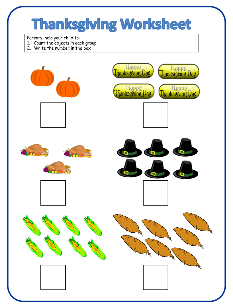 10 Best Preschool Printables Thanksgiving Worksheets PDF For Free At 