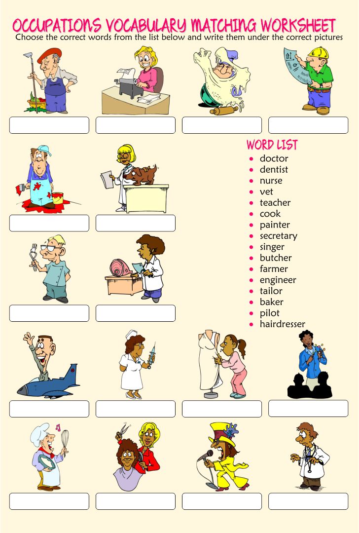 Job Word Search Kids Learning Activity Ocupaciones En Ingles Vrogue