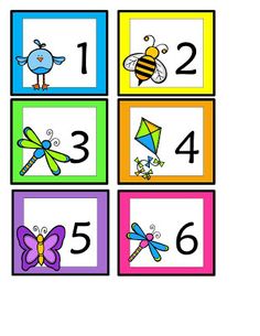 Printable Preschool Calendar Numbers