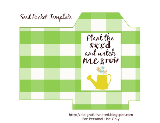 Seed Packet Templates Free