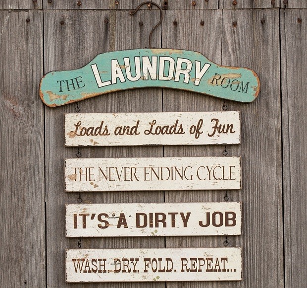 Dirty Laundry Room Signs for A