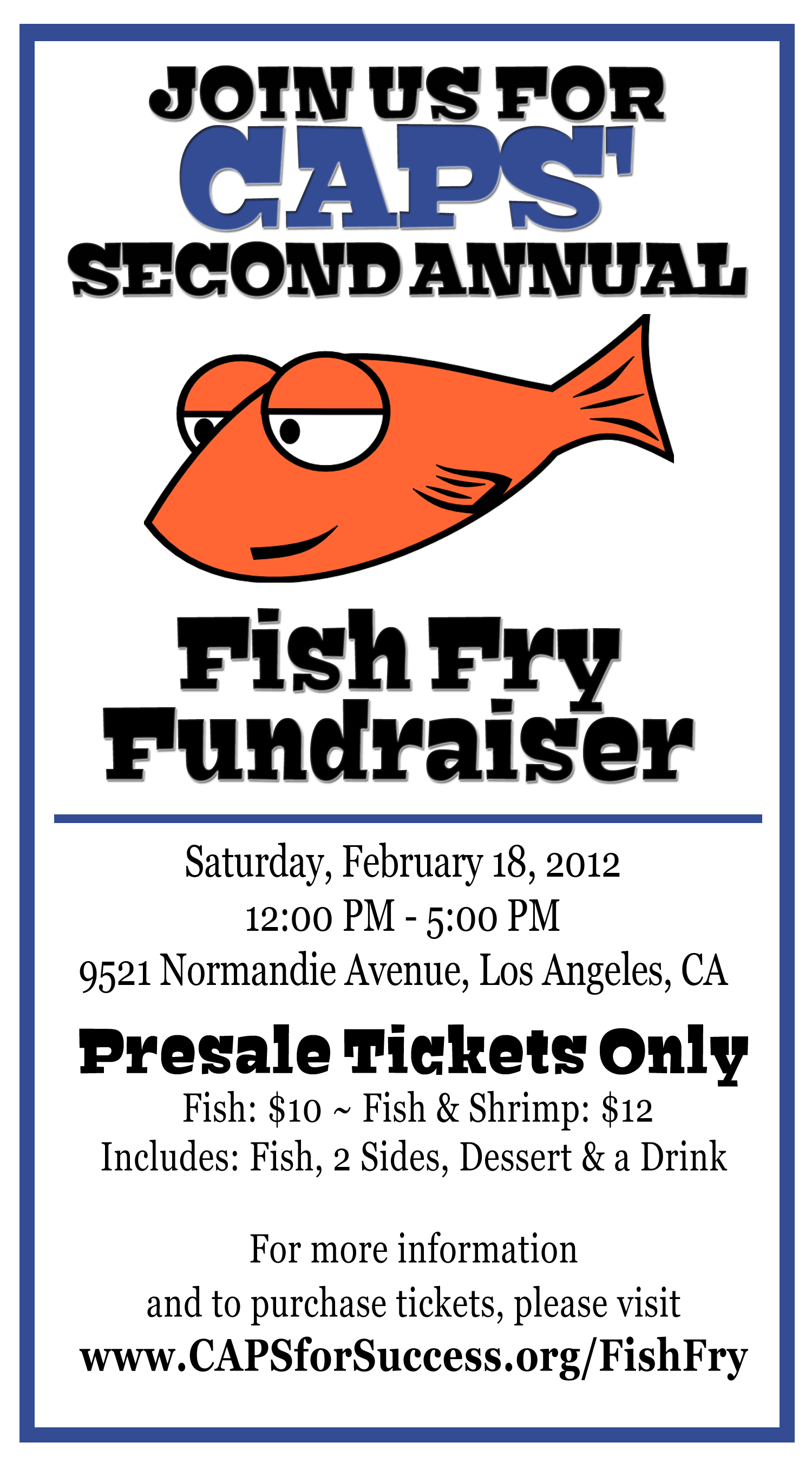 Fish Fry Dinner Flyer