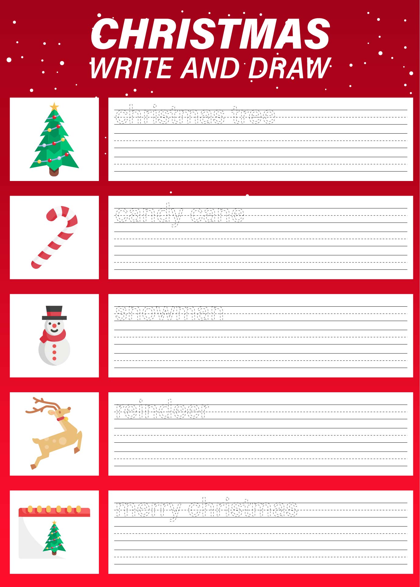 7 best kindergarten christmas activities free printable