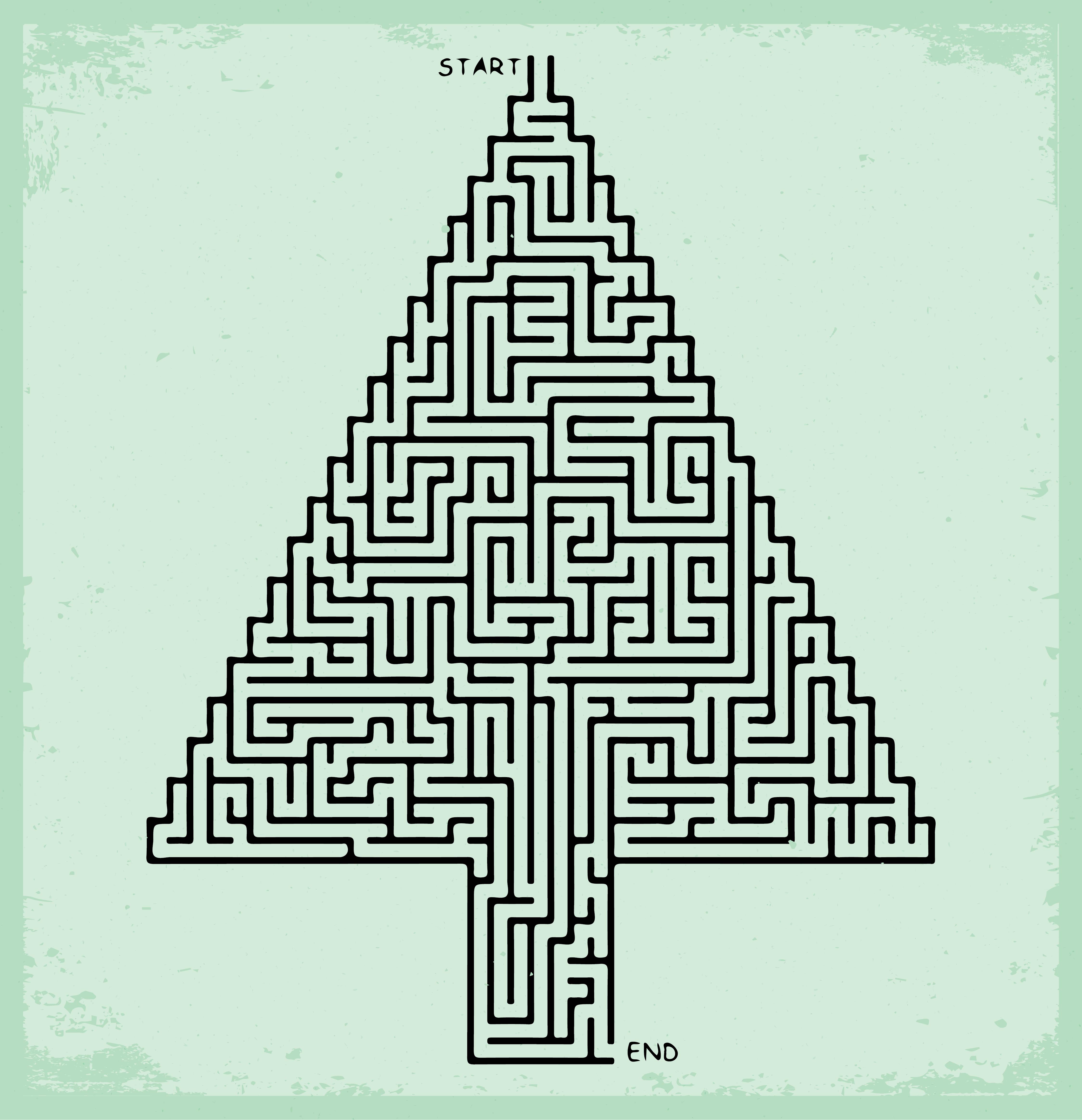 Printable Christmas Maze