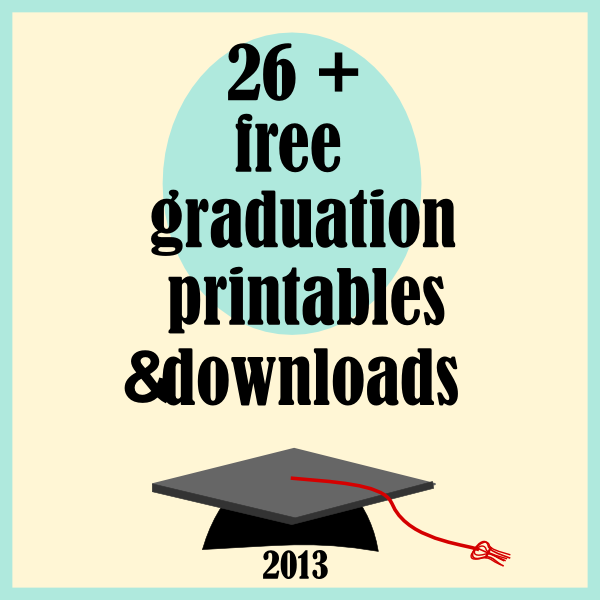 Printable Graduation Labels