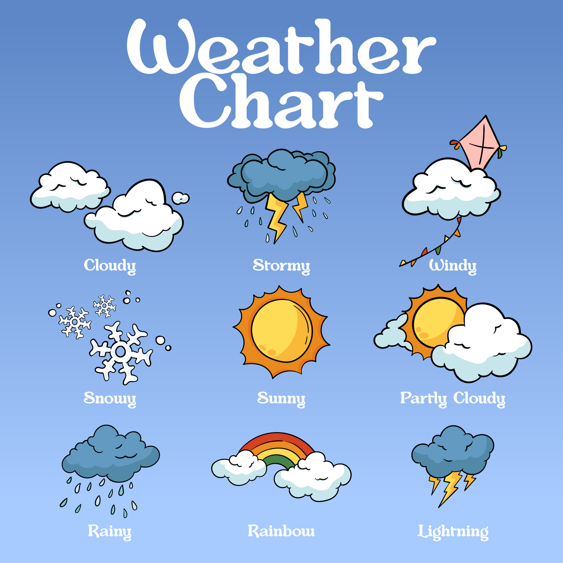 10 Best Printable Weather Chart For Kindergarten PDF for Free at Printablee