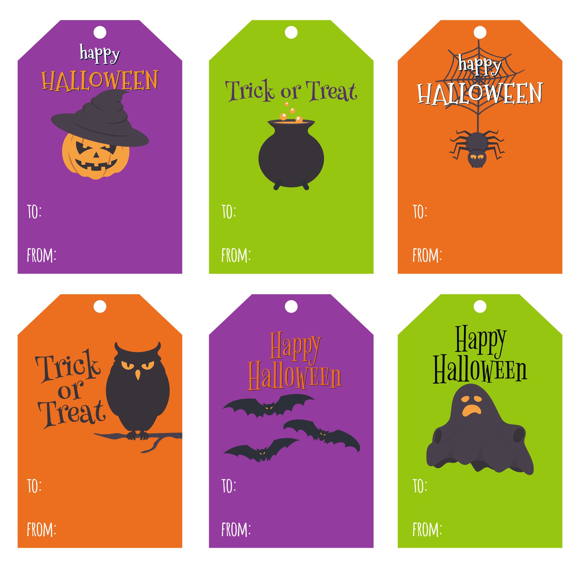Halloween Bag - 15 Free PDF Printables | Printablee
