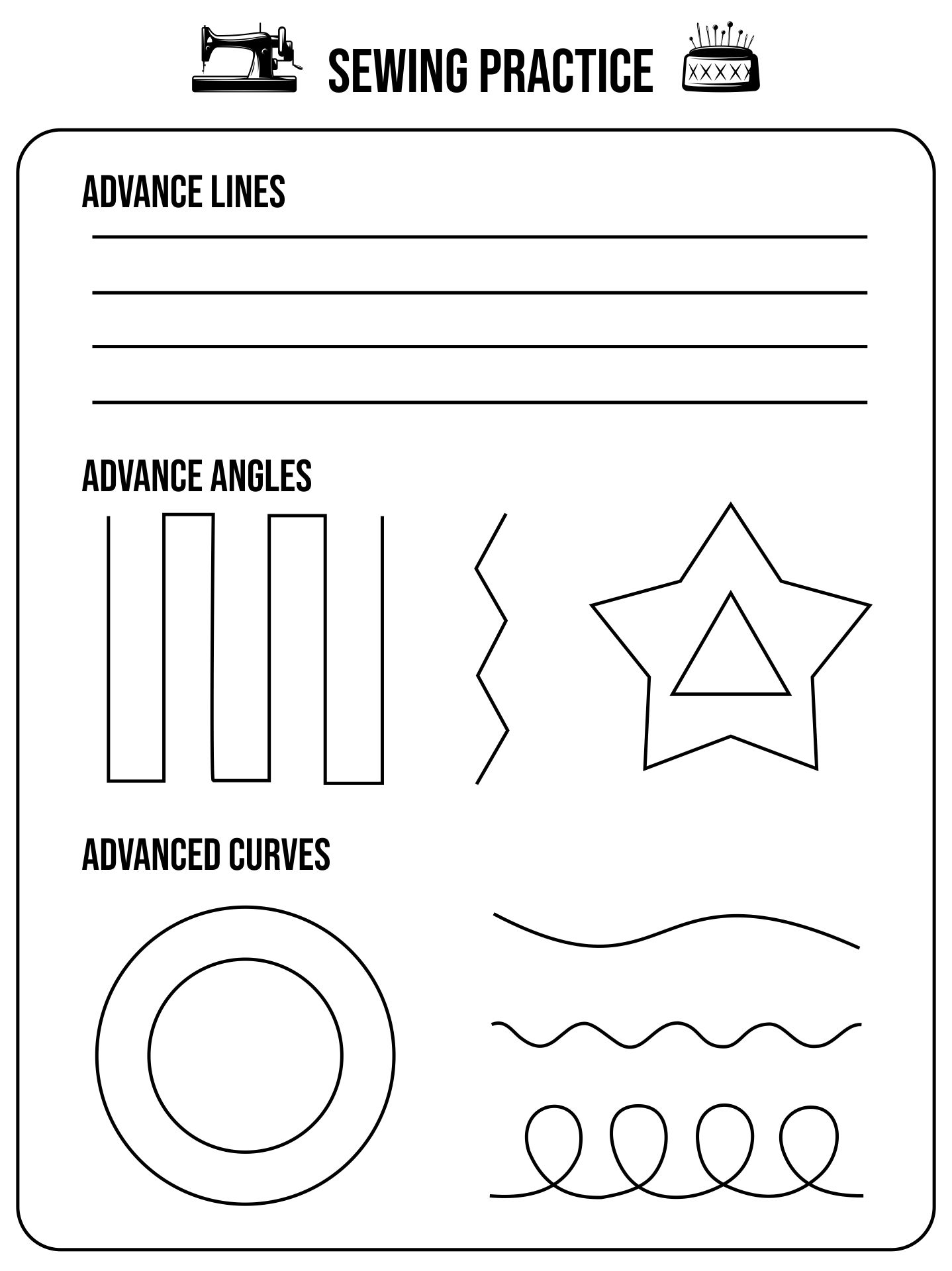 10 Best Printable Sewing Practice Worksheets PDF For Free At Printablee