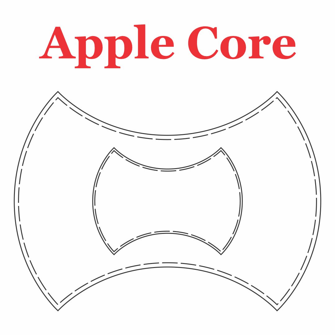 Apple Core Quilt Template Free Printable Templates