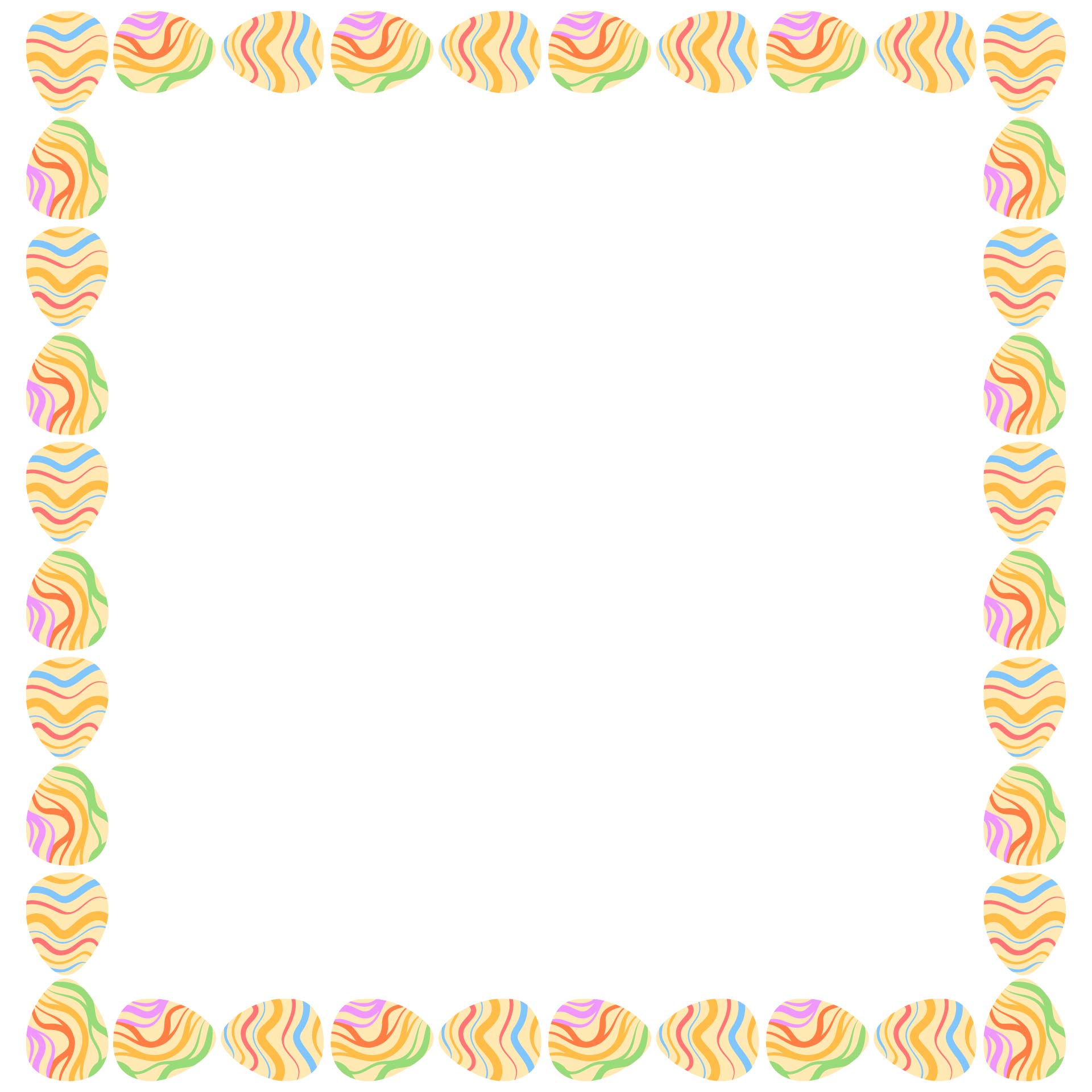 Printable Easter Picture Frame