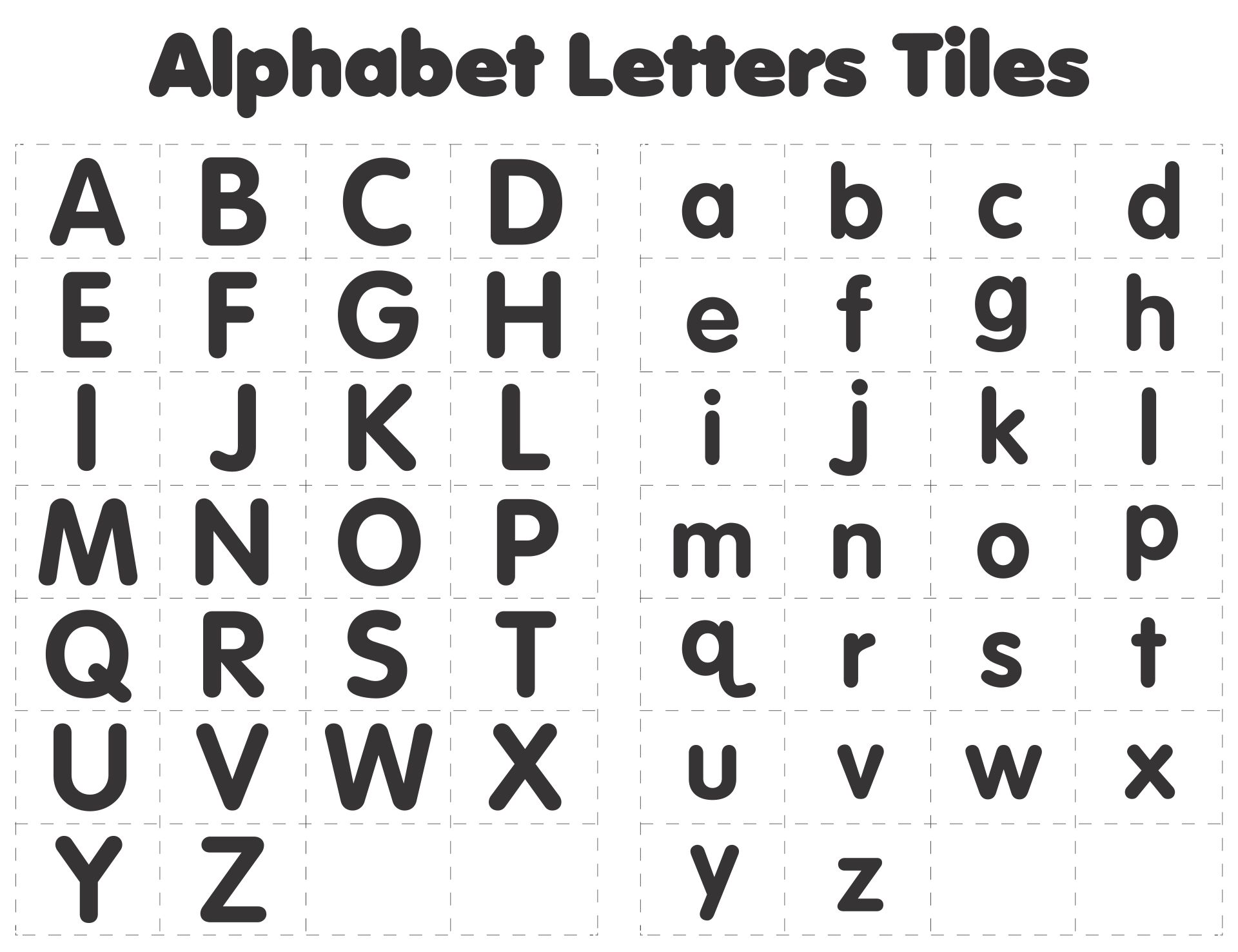 10 Best Free Printable Letter Tiles PDF for Free at Printablee