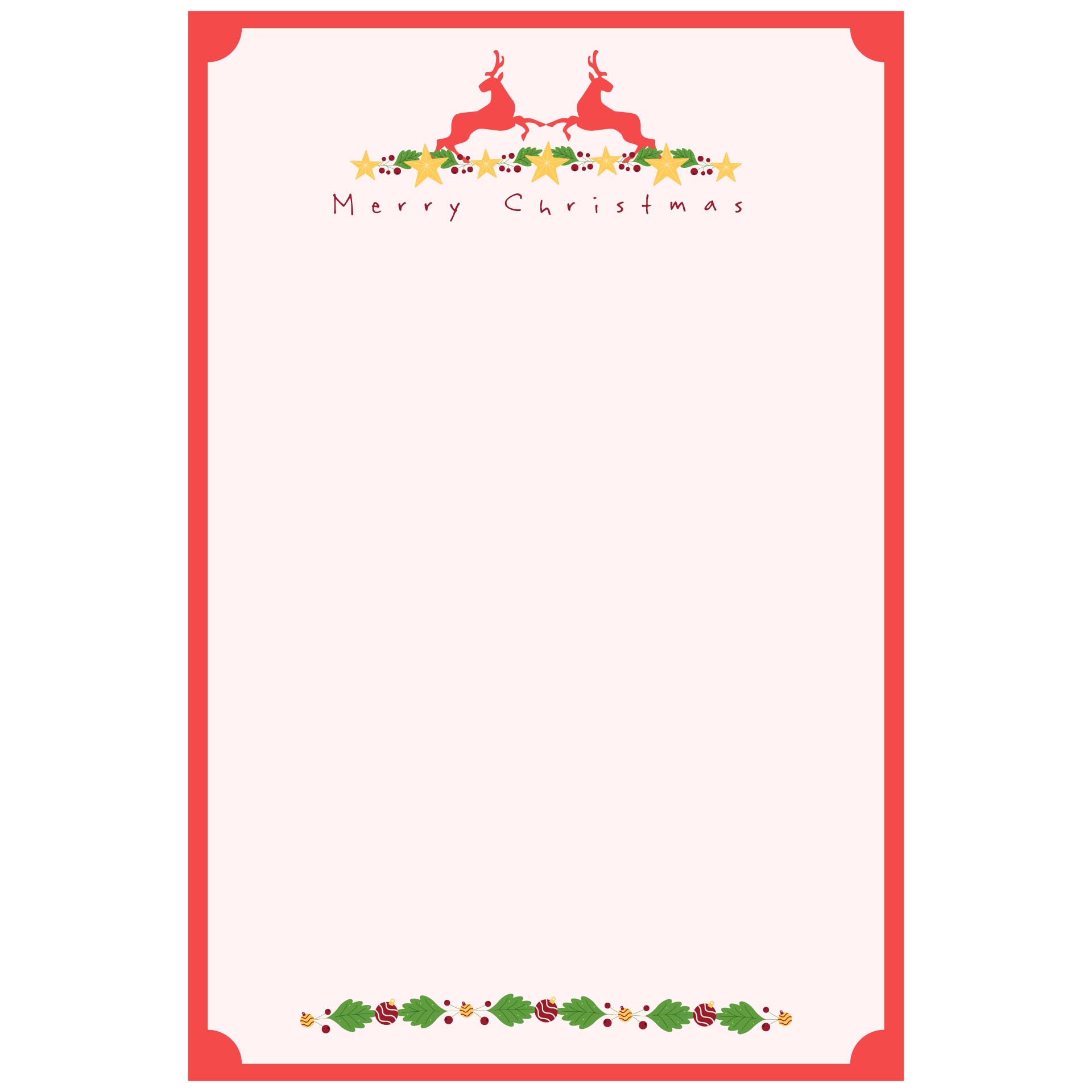 Free Printable Santa Letterhead