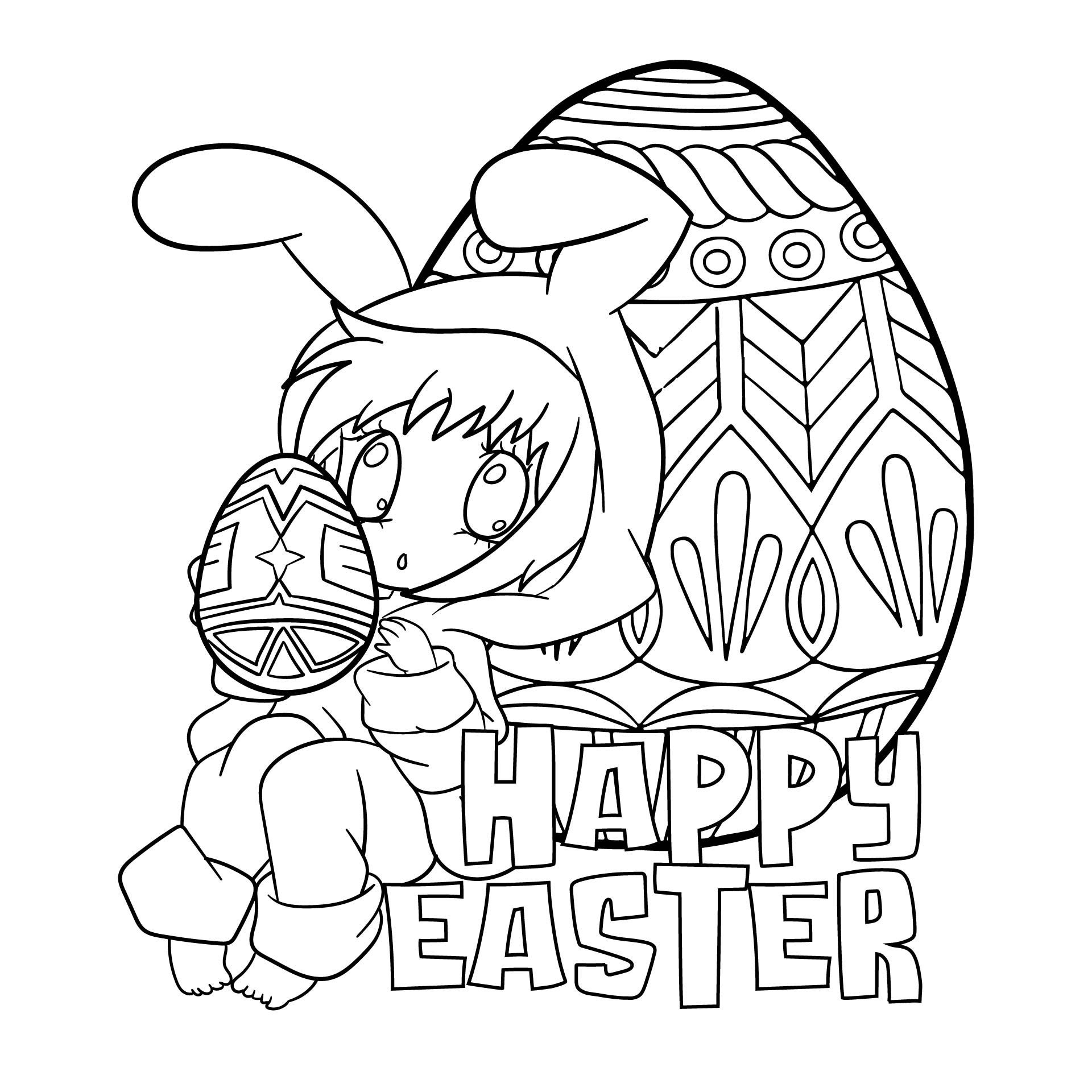 Easter Coloring Printables